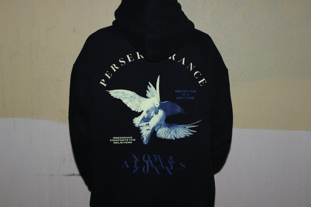 PERSEVERANCE HOODIE - BLACK