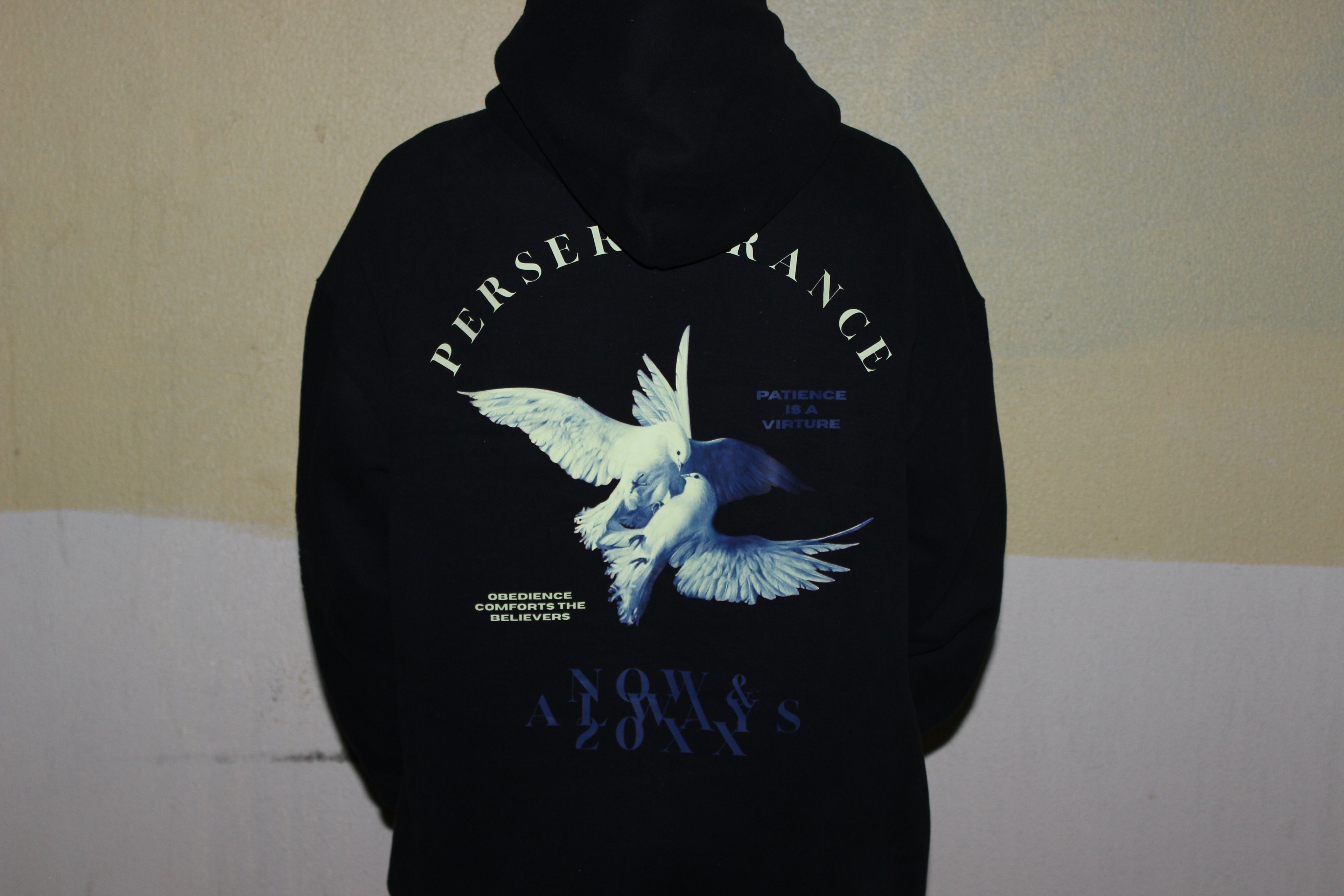 PERSEVERANCE HOODIE - BLACK