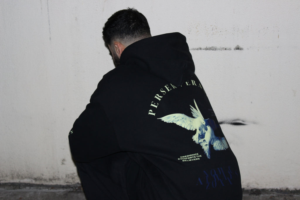 PERSEVERANCE HOODIE - BLACK